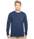 Vineyard Vines - Long Sleeve Red White Blue Pocket Tee
