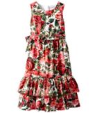 Dolce &amp; Gabbana Kids - Floral Poplin Dress