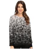 Vince Camuto - Long Sleeve Shadow Textures Blouse
