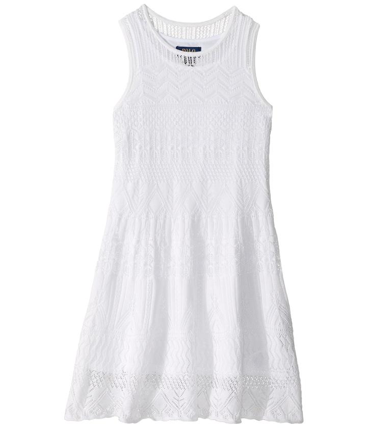 Polo Ralph Lauren Kids - Combed Cotton Pointelle Dress