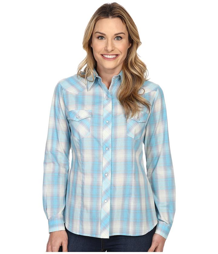 Roper - 0293 Turquoise Grey Plaid