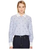 Kate Spade New York - Twinkle Stripe Poplin Shirt