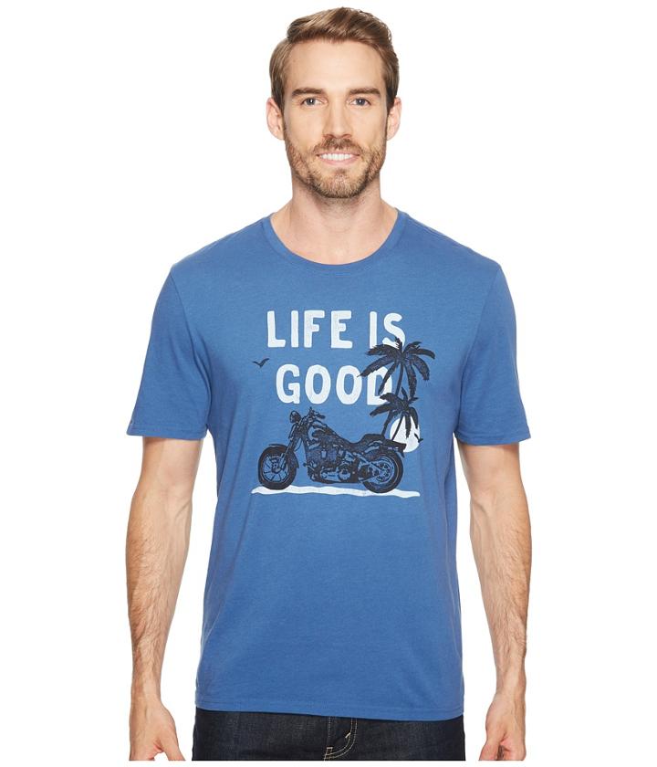 Life Is Good - Motorcycle Beach Smooth Tee