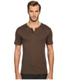 The Kooples - Cotton Leather T-shirt