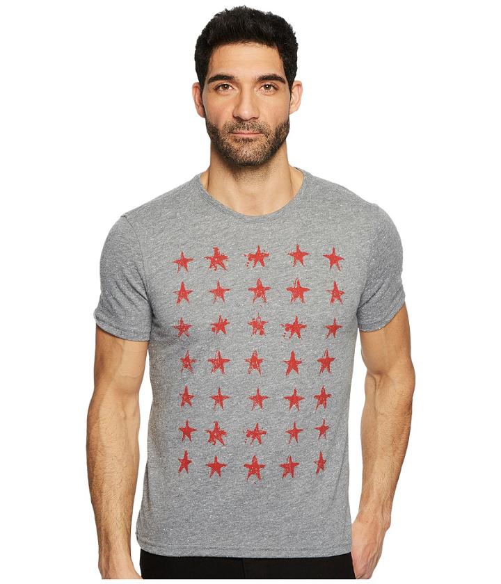 John Varvatos Star U.s.a. - Star Rows Graphic Tee K3547t4b