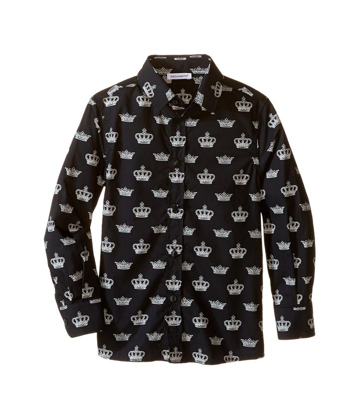 Dolce &amp; Gabbana Kids - City Crown Print Shirt