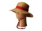 San Diego Hat Company Pbl3042 Paper Sunbrim W/ Fabric Band And Chin Cord