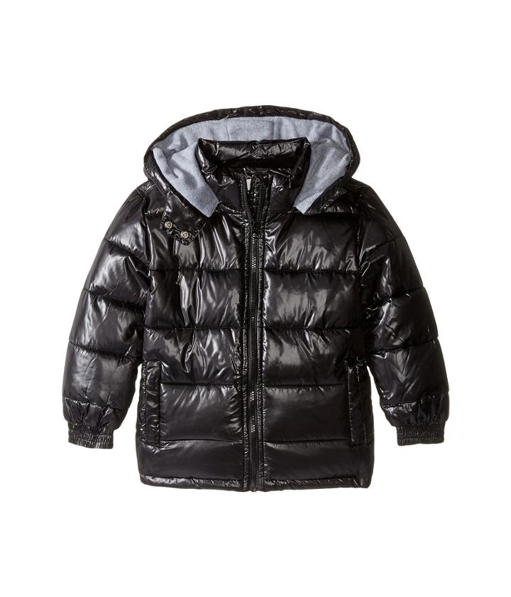 Pumpkin Patch Kids - High Shine Black Puffer Jacket