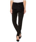 Blank Nyc - Black Velveteen Skinny In Raven Feather