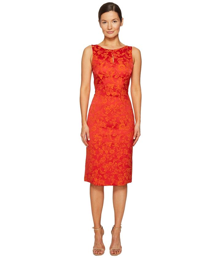 Zac Posen - Party Jacquard Sleeveless Dress