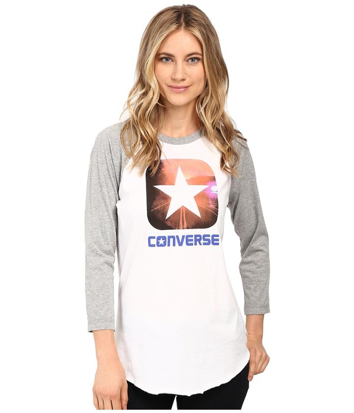 Converse - Box Star Photo Raglan Tee