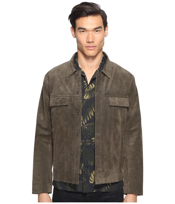Vince - Suede Trucker Jacket