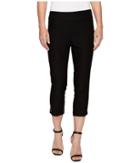 Tribal - Stretch Bengaline 22 Flatten It Capris W/ Snap Detail