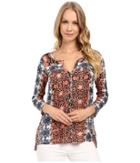 Lucky Brand - Multi Printed Top