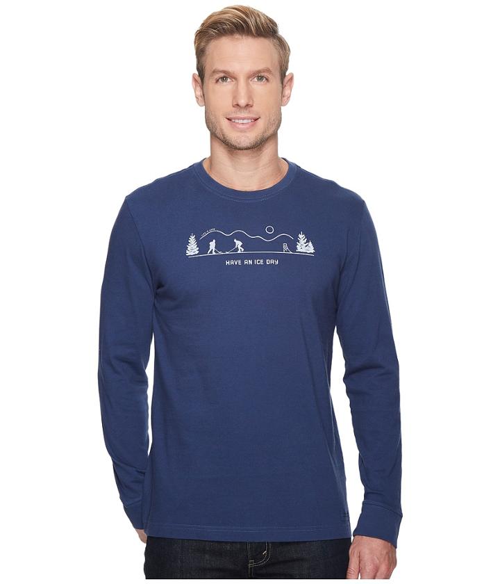 Life Is Good - Pond Hockey Long Sleeve Crusher Tee
