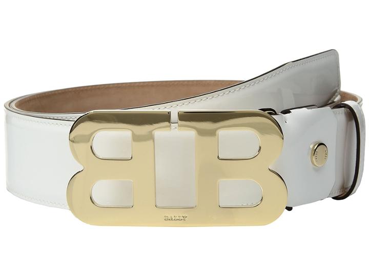 Bally - Mirror B Adjustable Patent Leather Belt