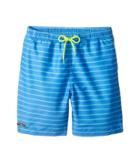 Toobydoo - Aqua Blue Pinstripe Swimsuit - Short