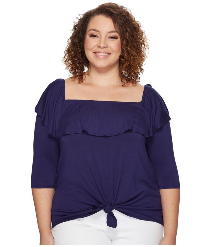 Kiyonna - Kelsey Flounce Top