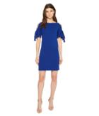 Adrianna Papell - Knit Crepe Ribbon Tie Shift