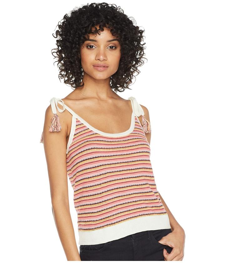 Bb Dakota - Trace Sweater Tank With Tassle Detail