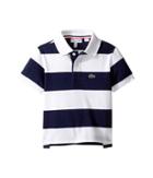 Lacoste Kids - Short Sleeve Bar Stripe Polo