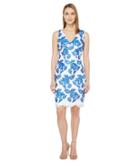 Adrianna Papell - Slv V Nk Two Tone La