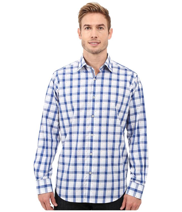 Bugatchi - Parima Classic Fit Long Sleeve Woven Shirt