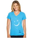 Life Is Good - Smiley Face Moon Crusher Vee