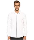 The Kooples - Classic Collar Shirt W/ Navy Piping