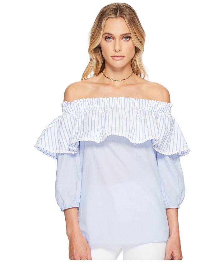 Kensie - Double Stripe Top Ks4k4672