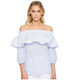 Kensie - Double Stripe Top Ks4k4672