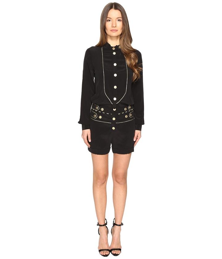Pierre Balmain - Embellished Button Playsuit