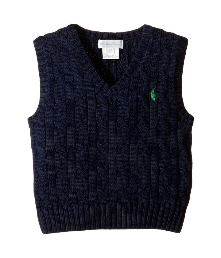 Ralph Lauren Baby - Cotton Cable Sweater Vest