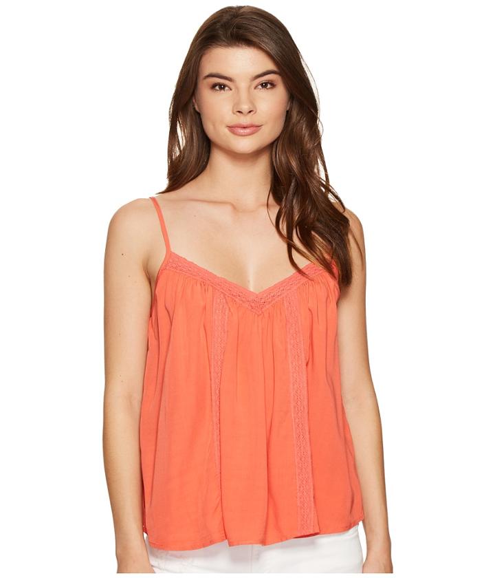 Jack By Bb Dakota - Landry Rayon Challis Top With Lace Trim