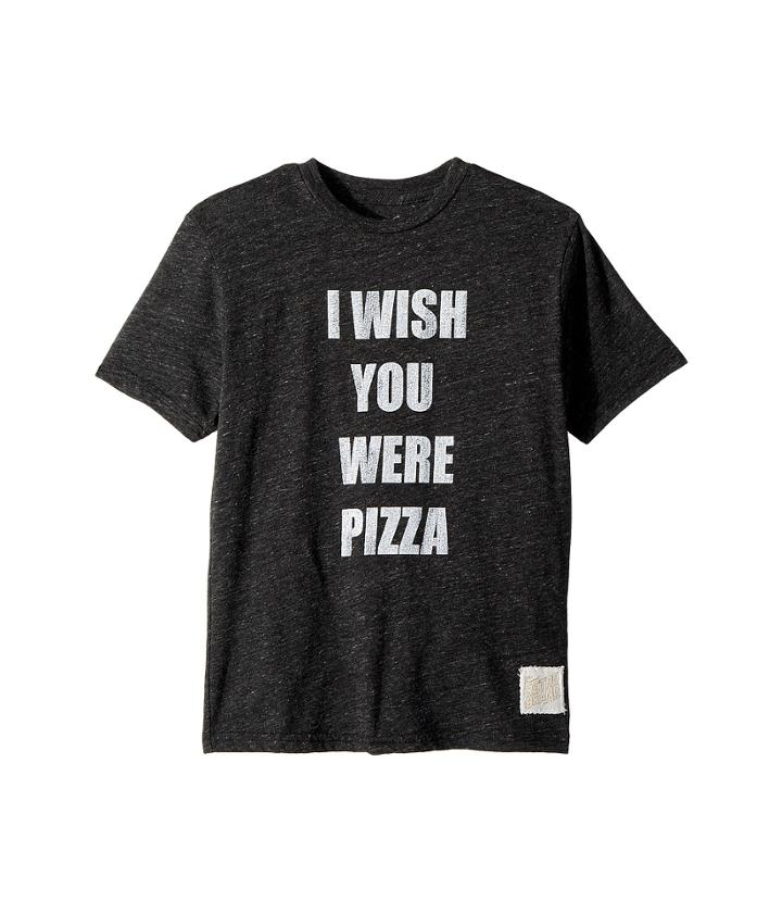 The Original Retro Brand Kids - Wish You Were Pizza Short Sleeve Tri-blend Tee