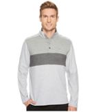 Calvin Klein - Color Blocked Chest Stripe 1/4 Snap Knit