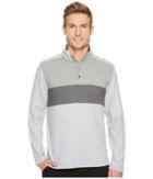 Calvin Klein - Color Blocked Chest Stripe 1/4 Snap Knit