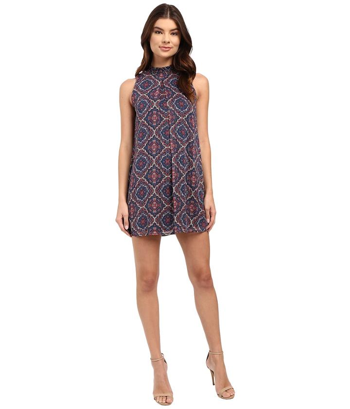 Brigitte Bailey - Elaina Mock Neck Sleeveless Dress