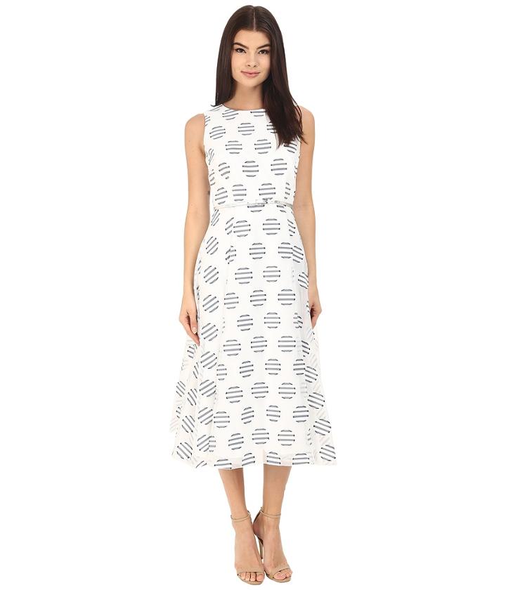 Calvin Klein - T-length Belted Flair Dress Cd6h3r8n