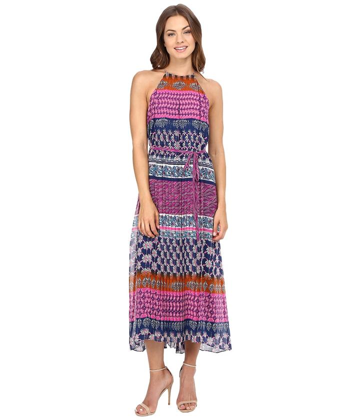 Donna Morgan - Poly Chiffon Pintucked Shirtdress