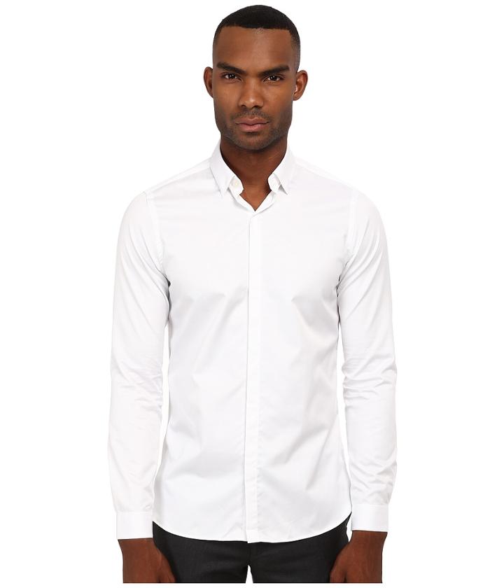 The Kooples - Fitted Smart Twill Button Up