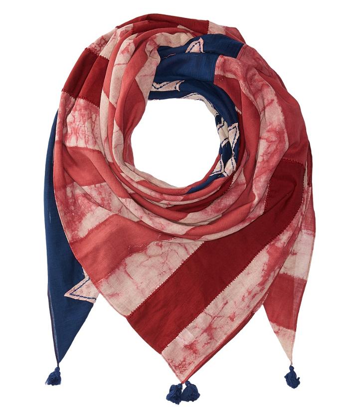 Polo Ralph Lauren - Indigo Patchwork Flag Scarf