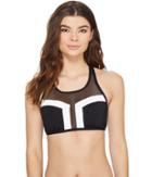La Blanca - Block My Way Hi-neck Bra Top