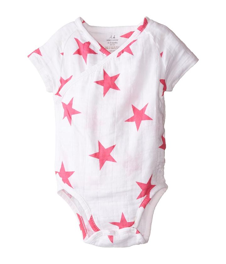 Aden + Anais - Short Sleeve Kimono Bodysuit