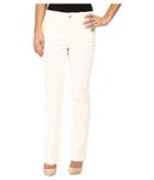 Nydj Petite - Petite Marilyn Straight Jeans In Corduroy In Winter White