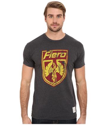 The Original Retro Brand - Heathered Black Short Sleeve Fiero Tee