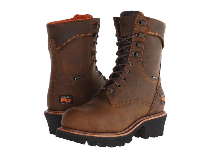 Timberland Pro - 9 Rip Saw Logger Steel Toe Wp