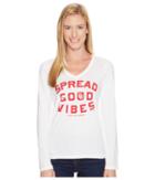 Life Is Good - Oklahoma Sooners Good Vibes Long Sleeve Cool Vee