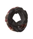 San Diego Hat Company - Bss1419 Tartan Infinity Plaid Scarf With Blend Panel