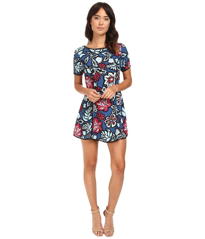 Adelyn Rae - Printed Woven Skort Romper